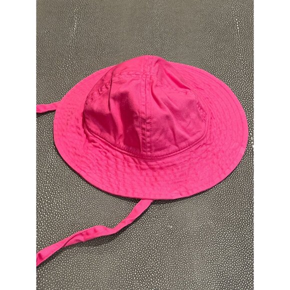 Hanna Andersson Pink Sun Hat XXS Baby Under Chin Tie - Picture 1 of 3